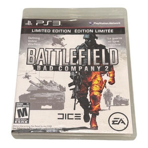 Battlefield Bad Company 2 Limited Edition PS3 PlayStation 3 Game EA M Rated FPS